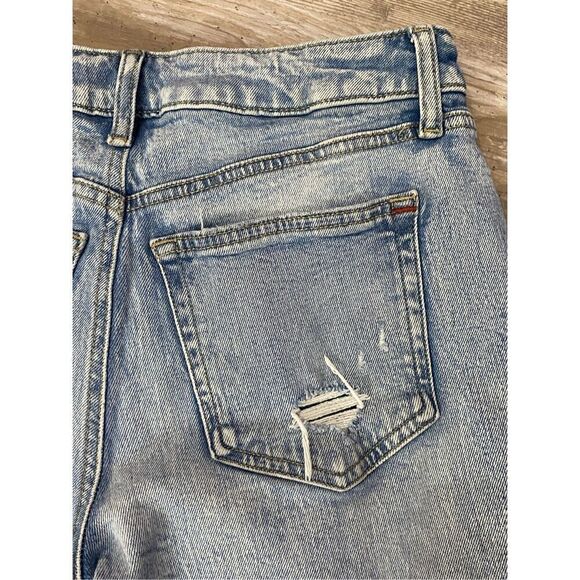 Edgely High Rise Distressed Jeans Button Fly Light Wash Women’s Size 8 Regular - Picture 8 of 8